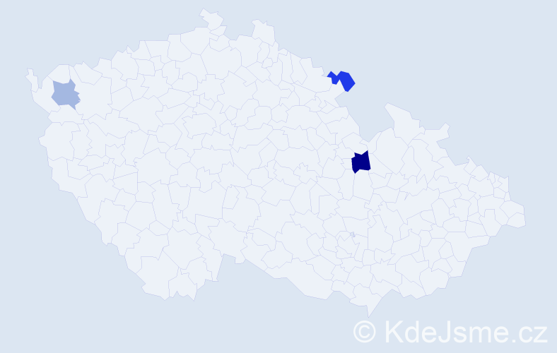 Příjmení: 'Schipplová', počet výskytů 4 v celé ČR