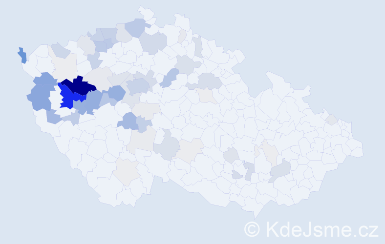 Příjmení: 'Krofta', počet výskytů 248 v celé ČR