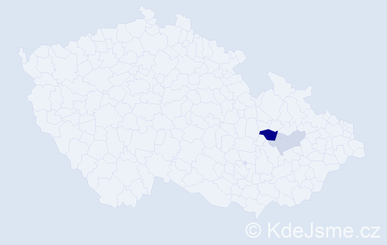 Příjmení: 'Rosskohlová', počet výskytů 8 v celé ČR