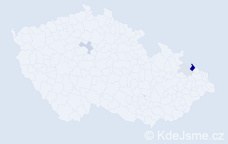 Příjmení: 'Dresselová', počet výskytů 10 v celé ČR