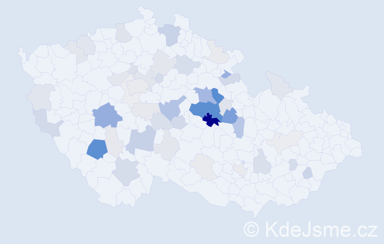 Příjmení: 'Cimburek', počet výskytů 164 v celé ČR