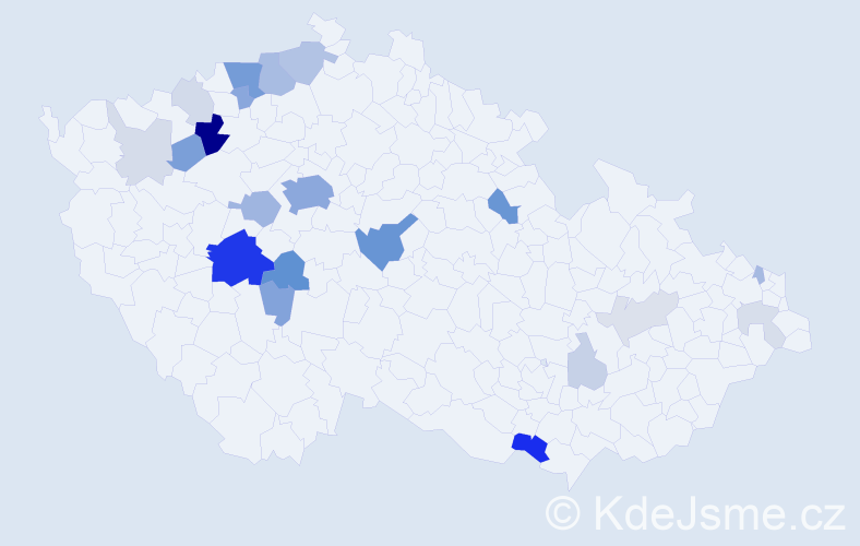 Příjmení: 'Weigertová', počet výskytů 79 v celé ČR