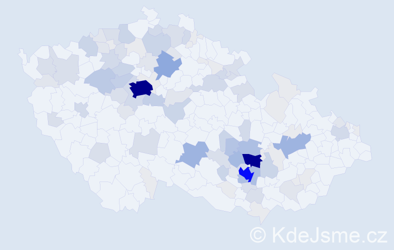 Příjmení: 'Flek', počet výskytů 435 v celé ČR
