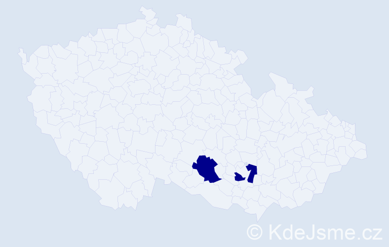 Příjmení: 'Diditzová', počet výskytů 2 v celé ČR