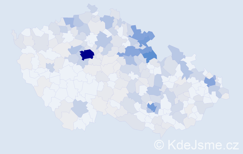 Příjmení: 'Pohlová', počet výskytů 998 v celé ČR