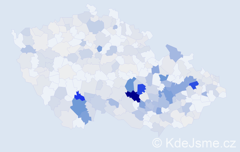 Příjmení: 'Ambrož', počet výskytů 1037 v celé ČR