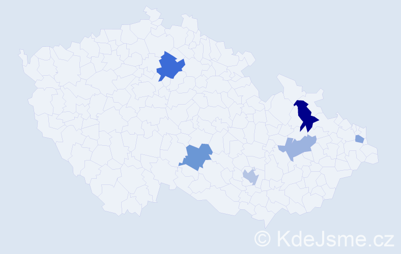 Příjmení: 'Lengsfeld', počet výskytů 19 v celé ČR