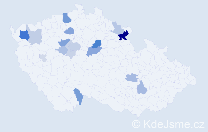 Příjmení: 'Krombholzová', počet výskytů 41 v celé ČR