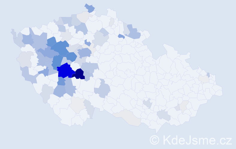 Příjmení: 'Krůta', počet výskytů 324 v celé ČR