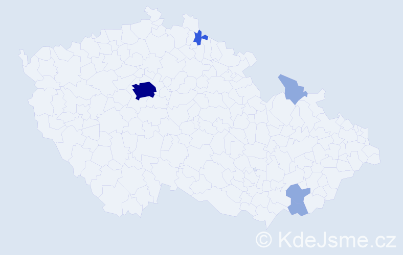 Příjmení: 'Galliová', počet výskytů 11 v celé ČR
