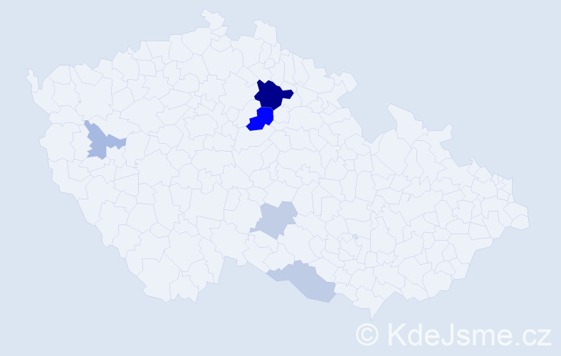 Příjmení: 'Sytná', počet výskytů 12 v celé ČR