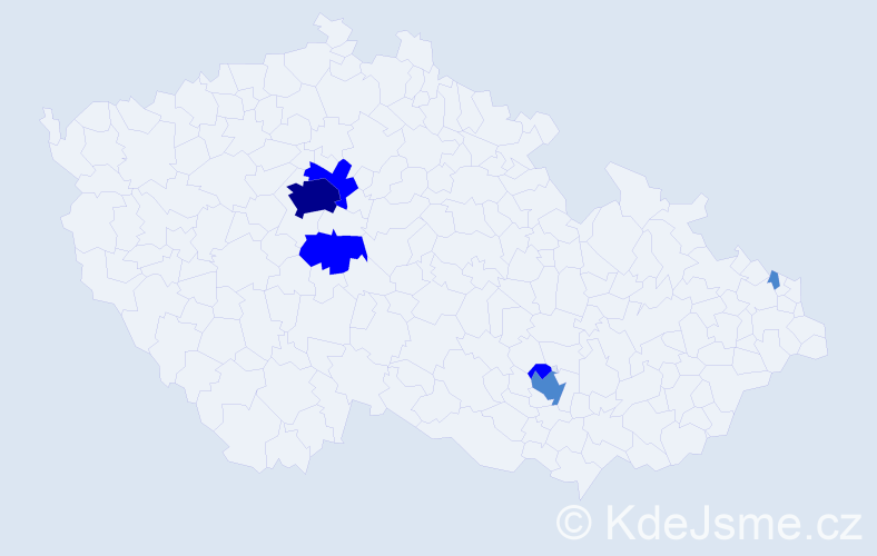Příjmení: 'Villa', počet výskytů 11 v celé ČR