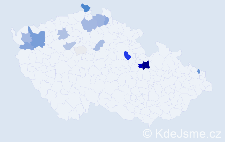 Příjmení: 'Baranovský', počet výskytů 34 v celé ČR