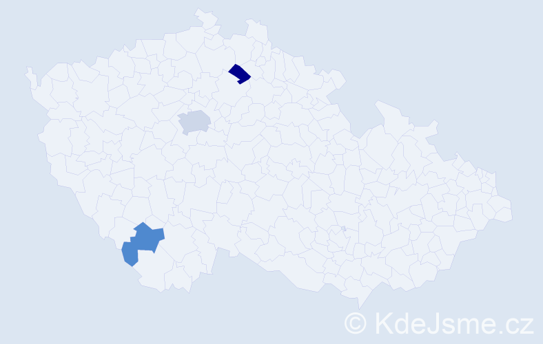 Příjmení: 'Slivarichová', počet výskytů 5 v celé ČR