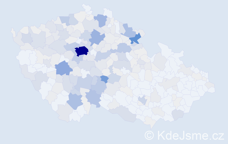 Příjmení: 'Maršík', počet výskytů 1103 v celé ČR