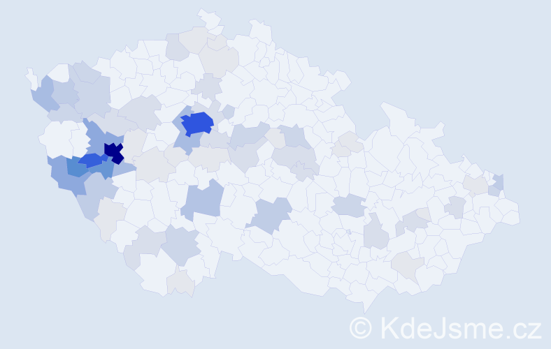 Příjmení: 'Štenglová', počet výskytů 246 v celé ČR
