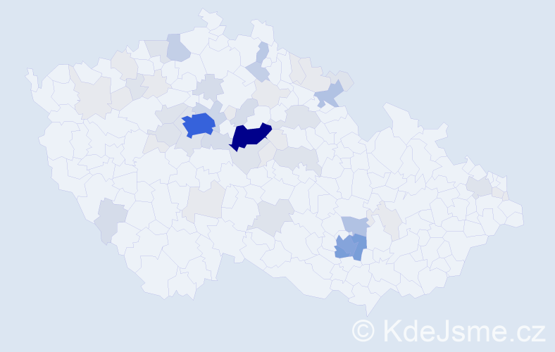 Příjmení: 'Drahovzal', počet výskytů 199 v celé ČR