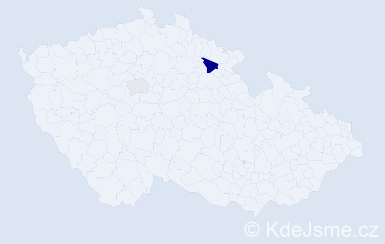 Příjmení: 'Chrolenko', počet výskytů 3 v celé ČR