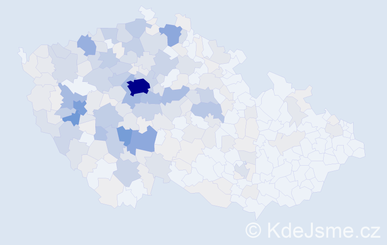 Příjmení: 'Fořt', počet výskytů 1062 v celé ČR
