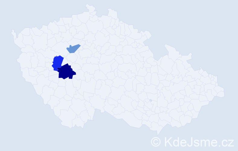 Příjmení: 'Weidling', počet výskytů 4 v celé ČR