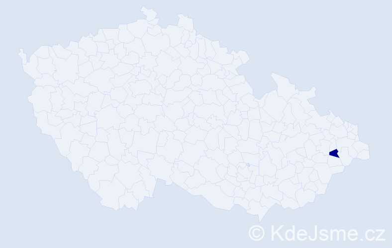 Příjmení: 'Adenäuer', počet výskytů 1 v celé ČR