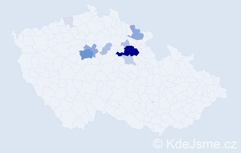 Příjmení: 'Erbsová', počet výskytů 47 v celé ČR