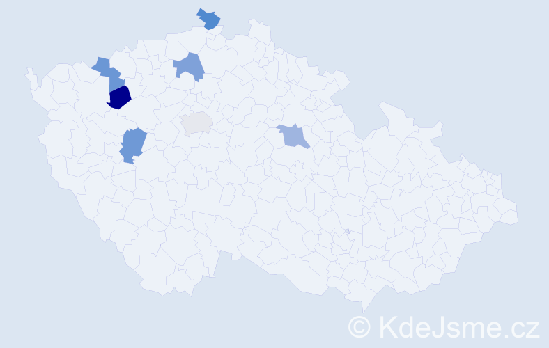 Příjmení: 'Rennet', počet výskytů 7 v celé ČR