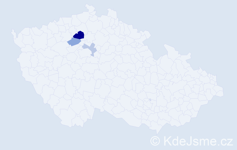 Příjmení: 'Profonchyk', počet výskytů 6 v celé ČR