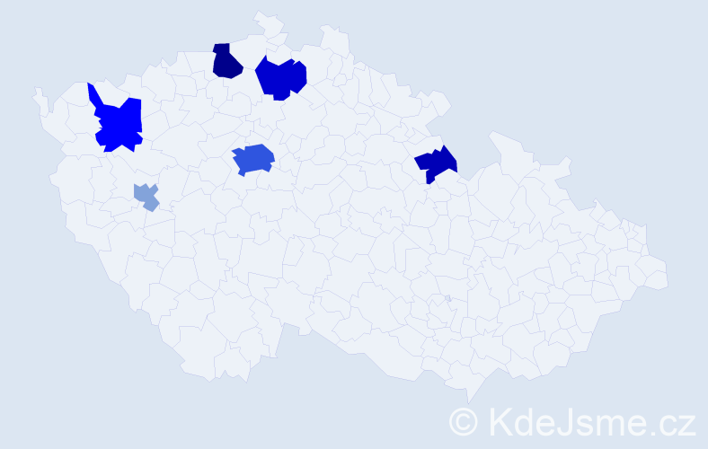 Příjmení: 'Linert', počet výskytů 22 v celé ČR