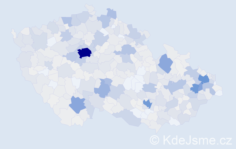 Příjmení: 'Davidová', počet výskytů 3116 v celé ČR