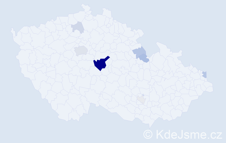 Příjmení: 'Morawski', počet výskytů 24 v celé ČR