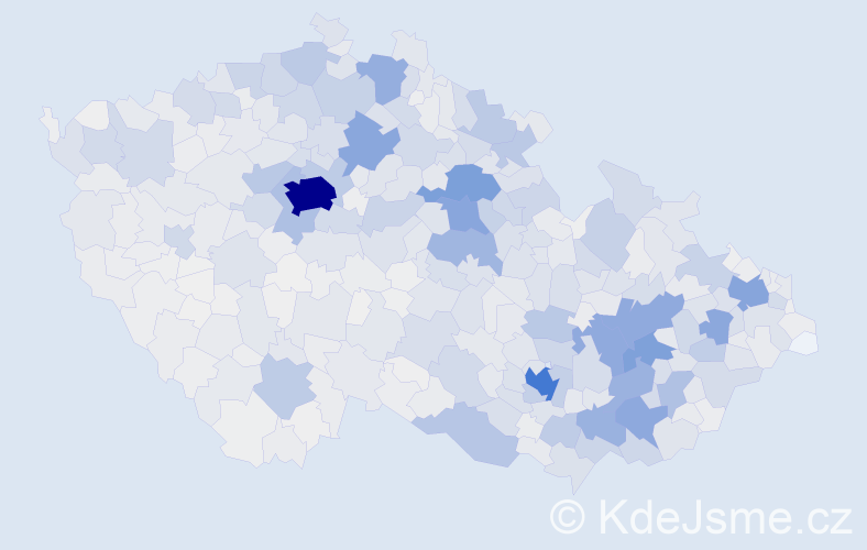Příjmení: 'Horák', počet výskytů 12217 v celé ČR
