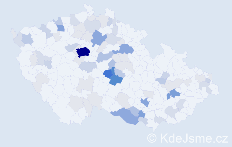 Příjmení: 'Pecová', počet výskytů 242 v celé ČR