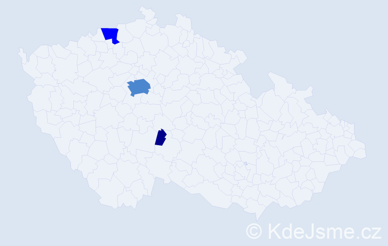 Příjmení: 'Korpejsová', počet výskytů 6 v celé ČR