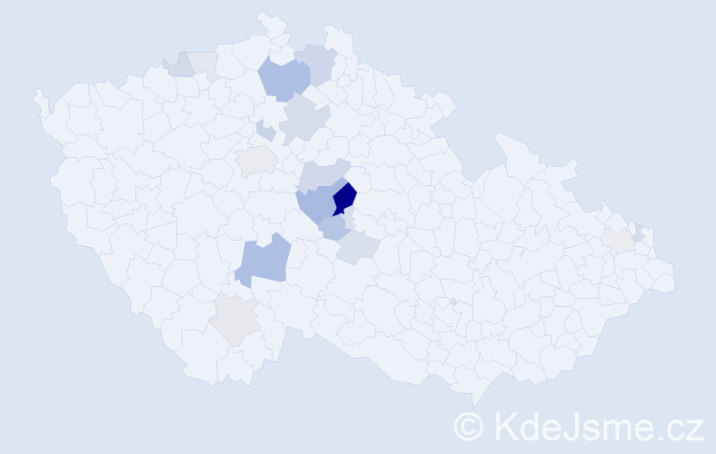 Příjmení: 'Arient', počet výskytů 41 v celé ČR