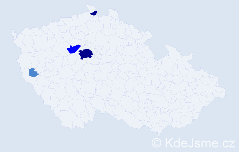 Příjmení: 'Merežko', počet výskytů 9 v celé ČR