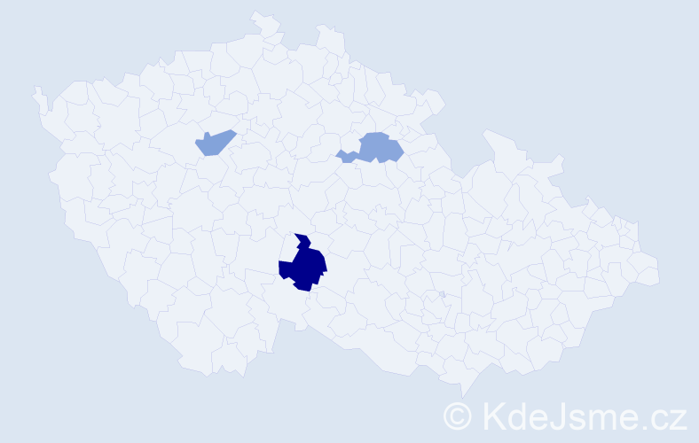 Příjmení: 'Sulaiman', počet výskytů 4 v celé ČR