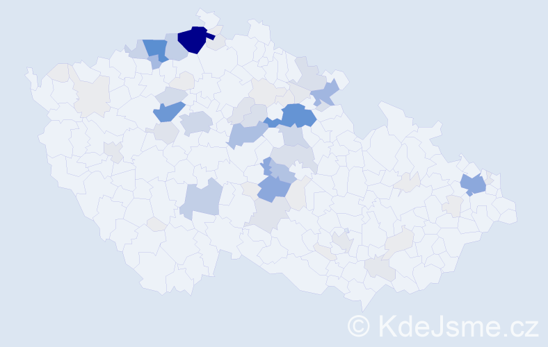 Příjmení: 'Dzurková', počet výskytů 363 v celé ČR