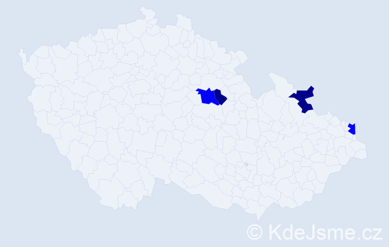 Příjmení: 'Rudzinski', počet výskytů 6 v celé ČR