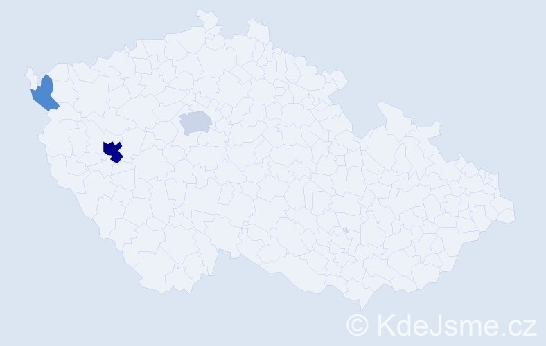 Příjmení: 'Burkovská', počet výskytů 8 v celé ČR
