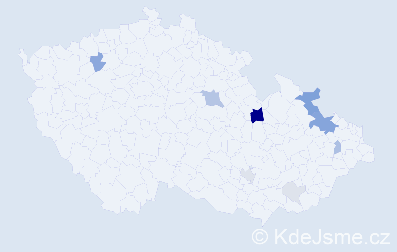 Příjmení: 'Launer', počet výskytů 31 v celé ČR