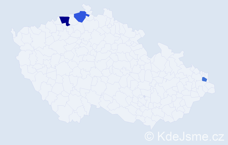 Příjmení: 'Dzurojurko', počet výskytů 4 v celé ČR