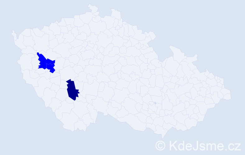 Příjmení: 'Kulykowec', počet výskytů 4 v celé ČR