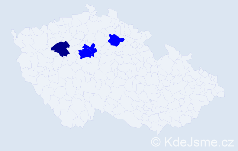Příjmení: 'Popusoi', počet výskytů 5 v celé ČR