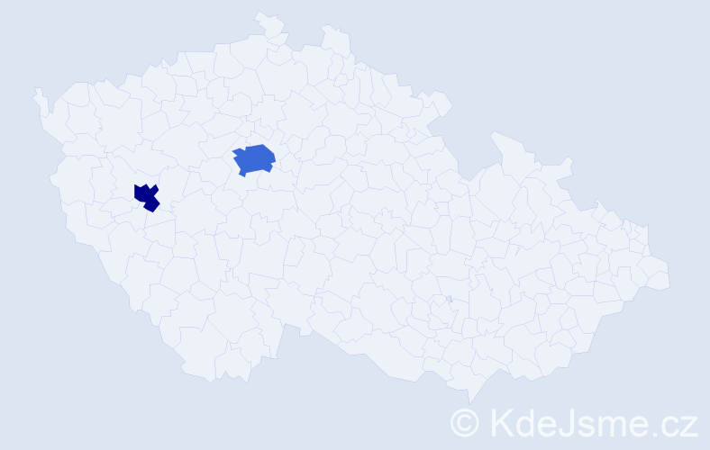 Příjmení: 'Ţurcan', počet výskytů 4 v celé ČR