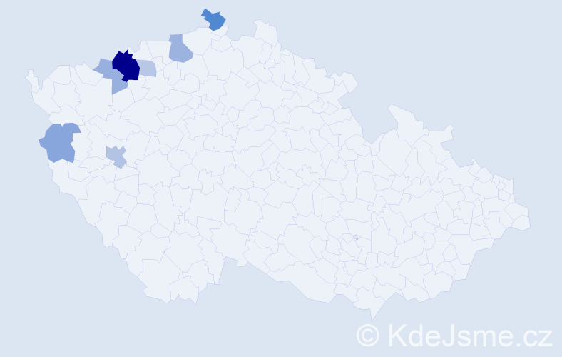 Příjmení: 'Görgová', počet výskytů 18 v celé ČR