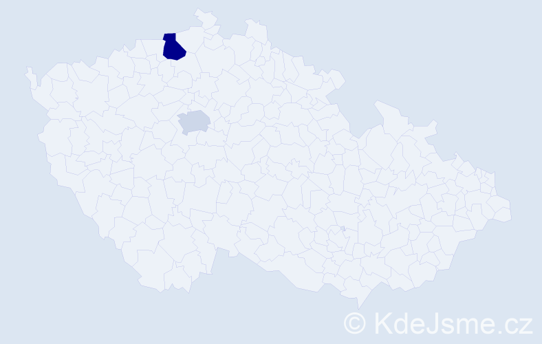 Příjmení: 'Ahapov', počet výskytů 3 v celé ČR