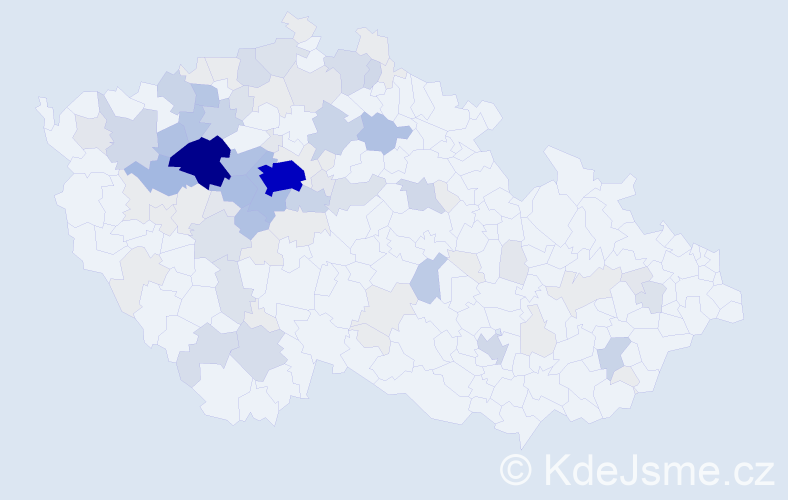 Příjmení: 'Konopásková', počet výskytů 367 v celé ČR