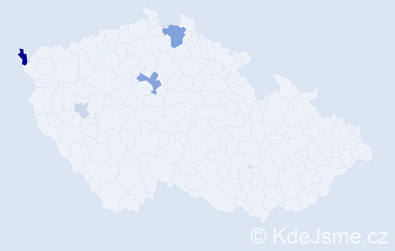 Příjmení: 'Servinská', počet výskytů 8 v celé ČR