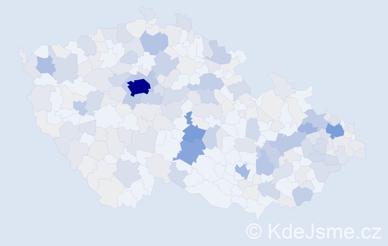 Příjmení: 'Sommer', počet výskytů 808 v celé ČR